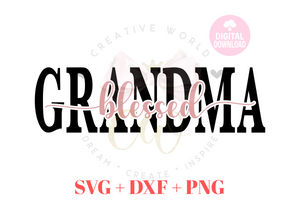 Blessed Grandma svg | Blessed svg | Grandma svg