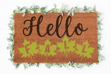 Load image into Gallery viewer, Hello Fall Doormat svg | Hello svg | Welcome svg | Doormat svg | Home Decor svg
