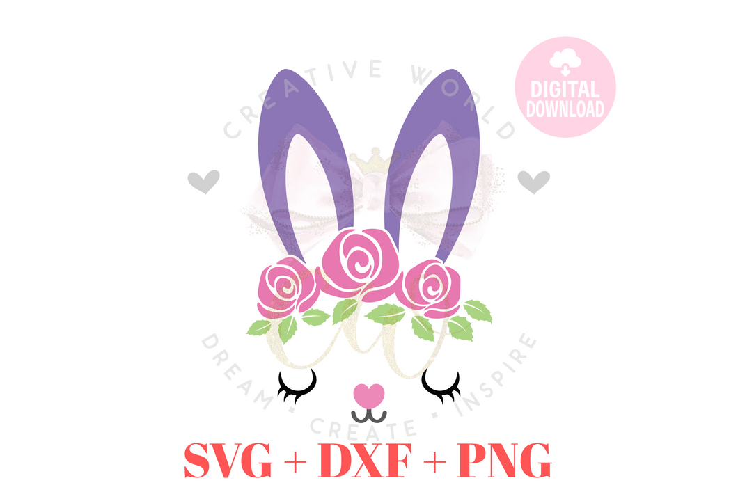 Easter svg | Easter Bunny svg | Bunny Face svg | Bunny svg