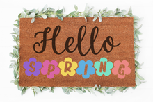 Load image into Gallery viewer, Hello Spring Doormat svg | Hello svg | Welcome svg | Doormat svg | Home Decor svg
