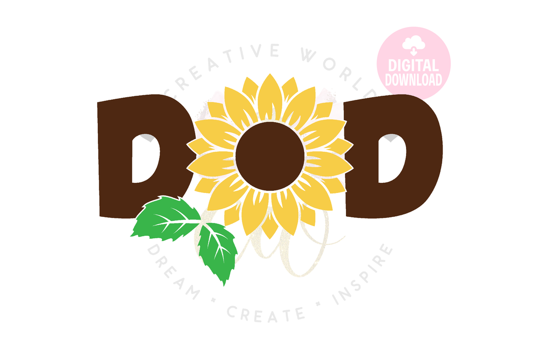 Dad of the Birthday Girl SVG | Sunflower One SVG | My 1st Birthday SVG