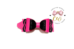 Crayon Hair Bow Template | CWC144