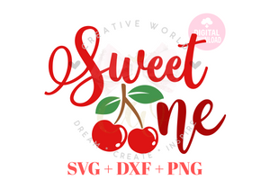 Sweet One SVG | Cherry One SVG | My 1st Birthday SVG