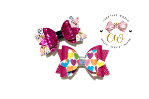 New Classic Hair Bow Template | CWC030