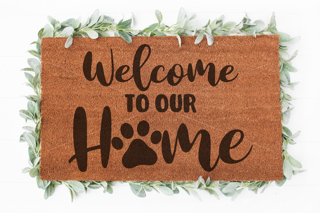 Welcome to our Home svg | Welcome svg | Doormat svg | Home Decor svg