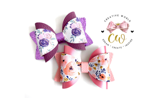 Classic Hair Bow Template | CWC069