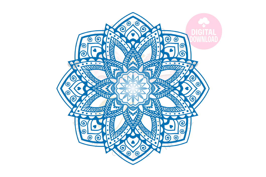 Mandala | Mandala SVG | Ombre SVG | Boho SVG