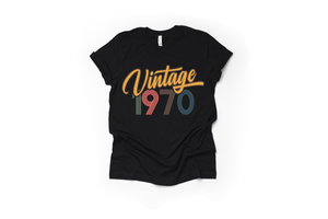 Vintage 1970 svg | 1970 svg | Vintage Birthday svg | Adult Birthday Shirt svg | Birthday svg