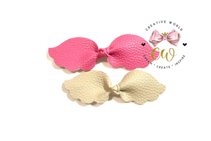 Angel Wing Knot Hair Bow Template | CWC112