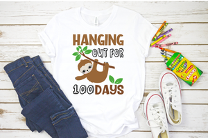 Hanging out for 100 days svg | 100 days of School | Happy 100 days svg