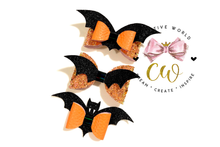 Load image into Gallery viewer, Halloween Hair Bow Template 3 Styles | CWC010
