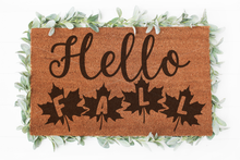 Load image into Gallery viewer, Hello Fall Doormat svg | Hello svg | Welcome svg | Doormat svg | Home Decor svg
