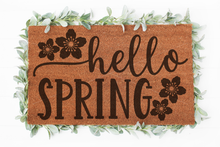 Load image into Gallery viewer, Hello Spring Doormat svg | Hello svg | Welcome svg | Doormat svg | Home Decor svg
