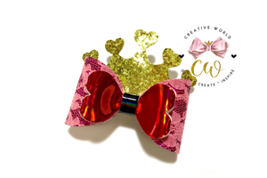 Crown Hair Bow Template | CWC120