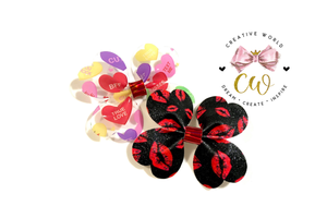 New Lovie Pinch Hair Bow Template | CWC130