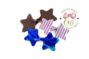 Star Knot Hair Bow Template | CWC108