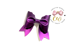 New Scallop Pinch Hair Bow Template | CWC151