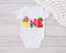 Load image into Gallery viewer, One | Fruit One SVG | Baby 1st Birthday SVG
