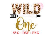 Load image into Gallery viewer, Wild One Birthday svg  | Leopard Birthday SVG
