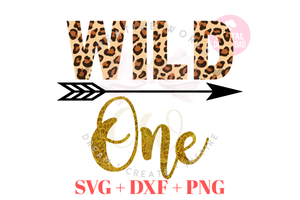 Wild One Birthday svg  | Leopard Birthday SVG