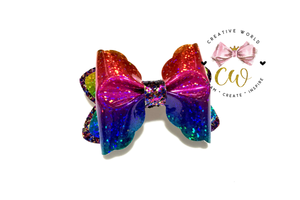 New Trendy Scallop Pinch Hair Bow Template | CWC157