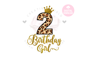 My 2nd Birthday SVG | Leopard Birthday SVG