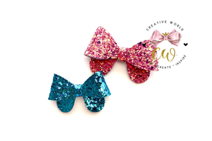 Cute Classic Hair Bow Template ~ 2 Sizes | CWC061