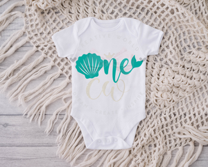 Baby 1st Birthday Mermaid SVG | Mermaid One | One svg