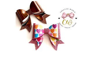 New Classic Hair Bow Template | CWC057