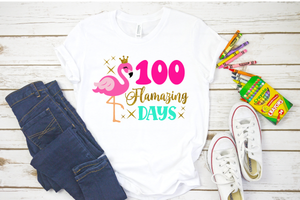 100 Flamazing days of School svg | 100 days of School | Happy 100 days svg