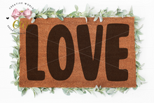 Load image into Gallery viewer, Love Doormat svg | Valentine&#39;s Day Doormat svg | Home Decor svg
