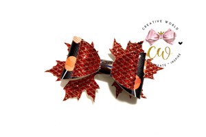 Fall Hair Bow Template | CWC155