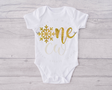 Load image into Gallery viewer, One | Snowflake One SVG | Baby 1st Birthday SVG
