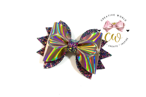 Classic Pinch Hair Bow Template | CWC045