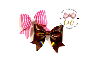 Classic Pinch Hair Bow Template | CWC124