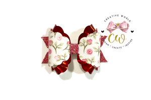 New Delicacy Hair Bow Template | CWC166