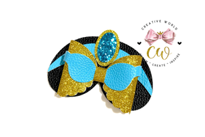 Princess Hair Bow Template | CWC092