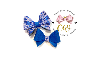 Trendy Hair Bow Template ~ 2 sizes | CWC020