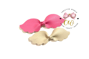 Angel Wing Knot Hair Bow Template | CWC112