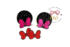 Mouse Ear Hair Bow Template | CWC041