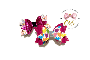 New Classic Hair Bow Template | CWC030