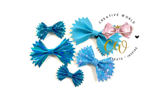 Load image into Gallery viewer, 5 in 1 Zig Zag Pinch Hair Bow Template | CWC009
