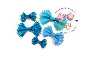 5 in 1 Zig Zag Pinch Hair Bow Template | CWC009