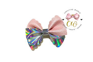 Scallop Pinch Hair Bow Template | CWC160