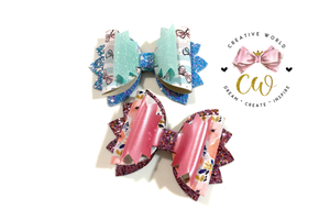 New Classic Hair Bow Template | CWC038