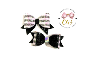 2 in 1 Classic Hair Bow Template ~ 2 Styles | CWC054